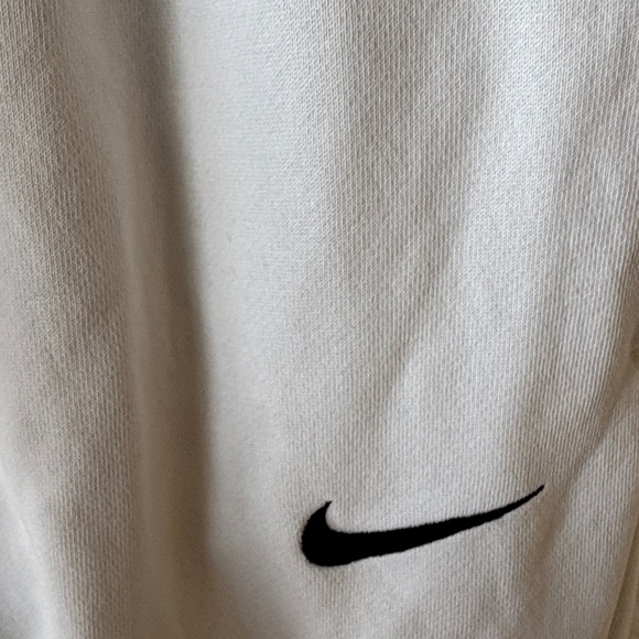 Nike Men's white sweatpants Joggers with Black Logo - Picture 4 of 8